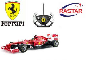 Duży Zdalnie Sterowany Bolid Ferrari F1 Firmy RASTAR (1:12) + Bezprzewodowy Pilot, Licencjonowany.
