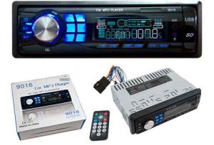 Radio Samochodowe FM + MP3 + Port USB/SD + AUX + Pilot...