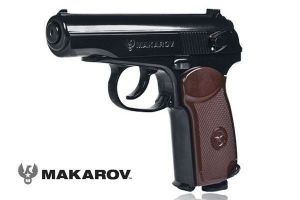 Pistolet Wiatrówka - Makarov Legends Full Metal na Śruty Kulki BB/BBs 4,46mm (napęd Co2).
