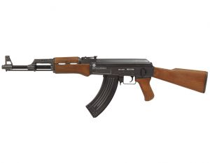 Karabin Kałasznikov AK47 ASG na Kulki Plastikowe, Gumowe, Kompozytowe i Aluminiowe 6mm (sprężynowy).