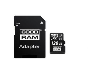 Mikro Karta Pamięci / Zapisu Flash SD/HC 128GB (10 class) + Adapter SD.
