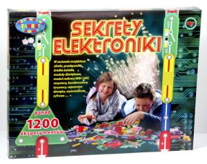 Zabawka MEGA ZESTAW EDUKACYJNY: Sekrety Elektroniki 1288-Eksperymentów !!