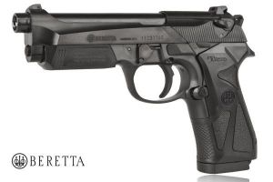 Legendarna Beretta 90TWO ASG na Kule Plastikowe, Gumowe, Kompozytowe, Aluminiowe 6mm (napęd CO2).