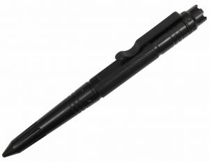 Metalowy Survivalowy Długopis Taktyczny - Kubotan GS Black.