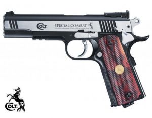 Pistolet Wiatrówka - Colt Specjal Combat Classic Full Metal na Śruty BB/BBs 4,46mm (napęd Co2).