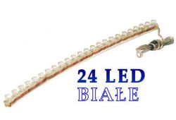 Elastyczne Listwy LED (kolor biały zimny) do Jazdy Dziennej - 2x24 LED.