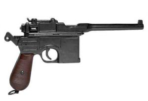 Profesjonalna Replika Legendarnego Pistoletu Mauser C-96 (dekoracyjny) - Firmy DENIX.