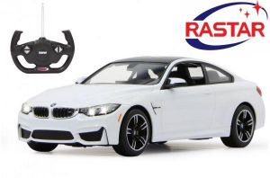 Duże Licencjonowane Zdalnie Sterowane BMW M4 COUPE Firmy Rastar (1:14) + Bezprzewodowy Pilot.