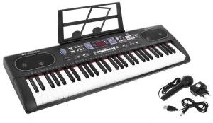 Duże Wielofunkcyjne Organy / Keyboard + Mikrofon + Zasilacz + USB + Bluetooth + Stojak Na Nuty...