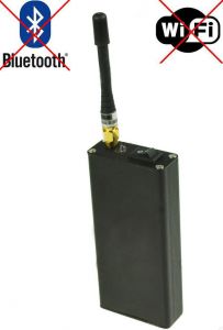 Przenośny Zagłuszacz Sygnału WiFi/Bluetooth i Kamer Bezprzewodowych (2.4~2.5 GHz).