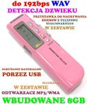 Rejestrator Dźwięku/Dyktafon Cyfr. (8GB/2300h!) + Zapis Rozmów Tel. + Współpraca z PC + VOX + MP3... Rejestrator Dźwięku/Dyktafon Cyfr. (8GB/2300h!) + Zapis Rozmów Tel. + Współpraca z PC + VOX + MP3...