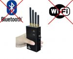Przenośny Zagłuszacz Sygnału WiFi/Bluetooth (2.4-2.5GHz) i Kamer Bezprzewodowych (0.9-2.5GHz). Przenośny Zagłuszacz Sygnału WiFi/Bluetooth (2.4-2.5GHz) i Kamer Bezprzewodowych (0.9-2.5GHz).
