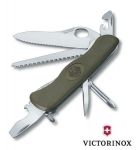 Duży Oryginalny Szwajcarski Scyzoryk Victorinox German Bundeswehr One Hand (10-funkcyjny).