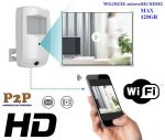 Mini-Kamera HD WiFi/P2P (dzień-noc), Ukryta w Czujce Ruchu (cały świat!!) + Zapis + Detekcja Ruchu.. Mini-Kamera HD WiFi/P2P (dzień-noc), Ukryta w Czujce Ruchu (cały świat!!) + Zapis + Detekcja Ruchu..