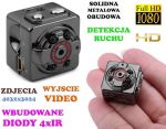Mini-Kamera (dz-noc), Nagrywająca Obraz HD/Full HD i Dźwięk + Ap. Foto + Detekcja Ruchu + Akcesoria. Mini-Kamera (dz-noc), Nagrywająca Obraz HD/Full HD i Dźwięk + Ap. Foto + Detekcja Ruchu + Akcesoria.