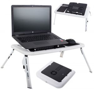 Składany Stolik Pod Laptopa E-TABLE + Chłodzenie + Regulacje...