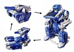 Edukacyjna Zabawka Konstrukcyjna Solarna 3w1 !!! Robot Transformers, Czołg, Skorpion.
