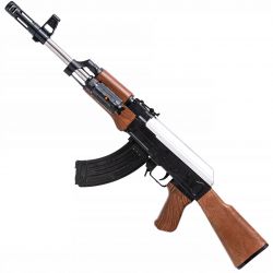 Legendarny Kałasznikow AK47 ASG na Kule Plastikowe, Gumowe, Kompozytowe 6mm (napęd sprężynowy).