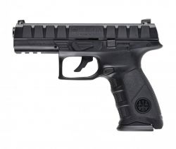 Pistolet BERETTA APX Blow-Back UMAREX na Kule Plastik, Gumowe, Kompozyt., Aluminiowe 6mm (nap. Co2).