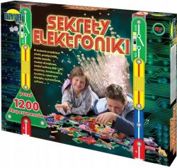 SEKRETY ELEKTRONIKI, PONAD 1200 EKSPERYMENTÓW i KOMBINACJI, ZESTAW EDUKACYJNY, MAŁY ELEKTRONIK.