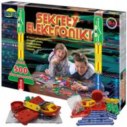 SEKRETY ELEKTRONIKI, ZESTAW EDUKACYJNY, ZABAWKA: 588 EKSPERYMENTÓW !! DROMADER.