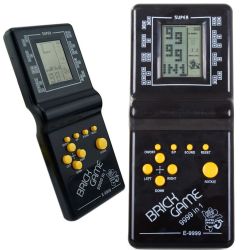 Gra Logiczna Klocki TETRIS, Konsola do Gier Retro (CZARNA), 9999 Możliwości!!