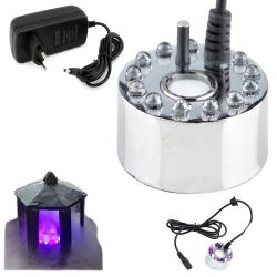 Generator Pary Mgły, Jonizator Nawilżacz Powietrza, do Wody, Basenu + Oświetlenie LED.