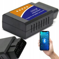 Interfejs Diagnostyczny Samochodowy ELM 327 OBD2 Bluetooth, Bezprzewodowy, OBDII, BT V2 Skaner.