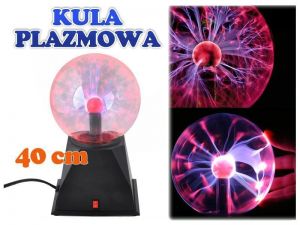 Edukacyjna Świecąca Kula - Lampa Plazmowa 5 (obwód 42cm) + Melodia + Ozonowanie Powietrza.