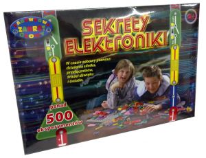 Zabawka - ZESTAW EDUKACYJNY: Sekrety Elektroniki (ponad 500 eksperymentów!!).