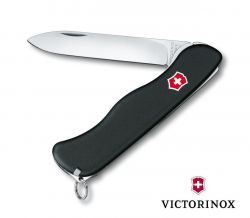 Duży Scyzoryk Victorinox Sentinel Clip Black (5-funkcyjny) - Szwajcarski.